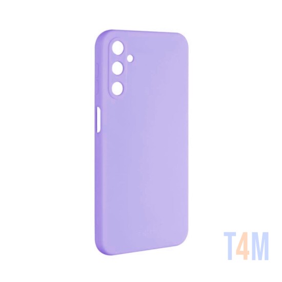 Funda de Silicona con Marco de Cámara para Samsung Galaxy A24 5g Púrpura